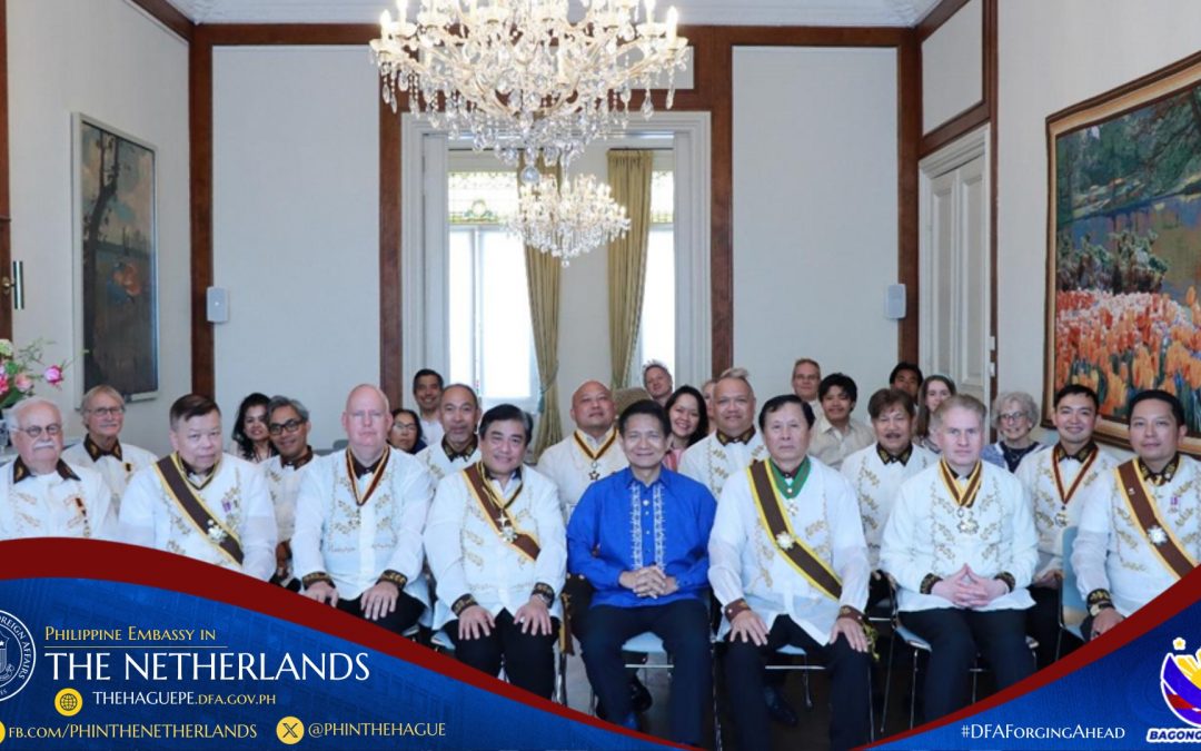 The Philippine Embassy Congratulates the Knights of Rizal Netherlands