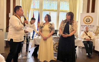 Chartering of the Ladies of Rizal Amsterdam and The Hague Chapters in the Netherlands